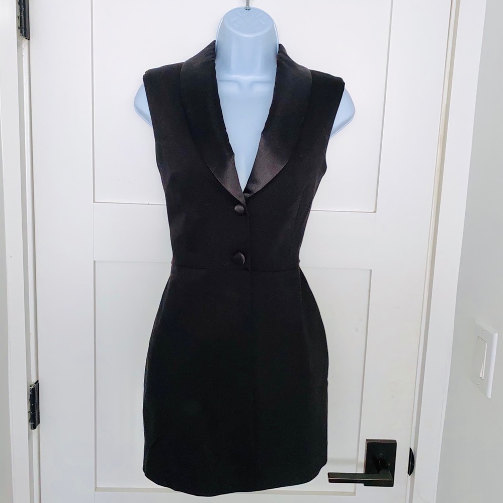 Tuxedo Dress